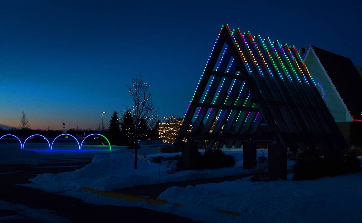 RGB Programmable Lights at a Church