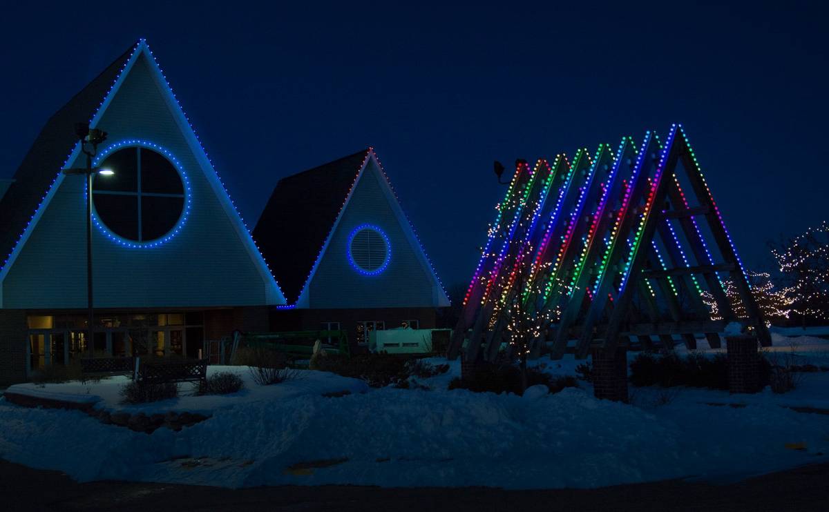 RGB Programmable Lights at a Church