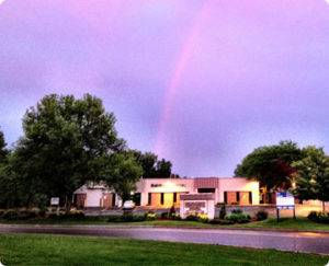 Rainbow Companies offices in Minnetonka - a rainbow over Rainbow!