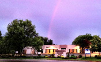Rainbow Companies offices in Minnetonka - a rainbow over Rainbow!