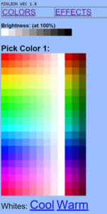 rbg programmable lights