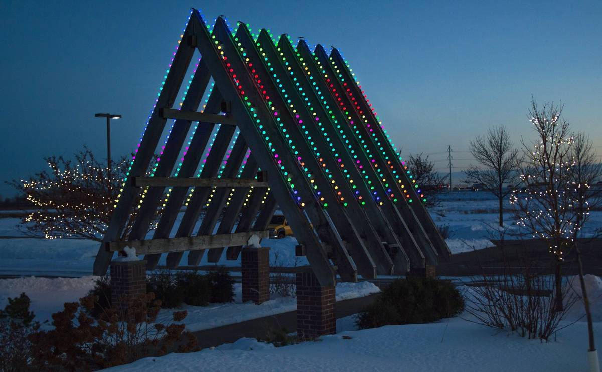 RGB Programmable Lights at a Church
